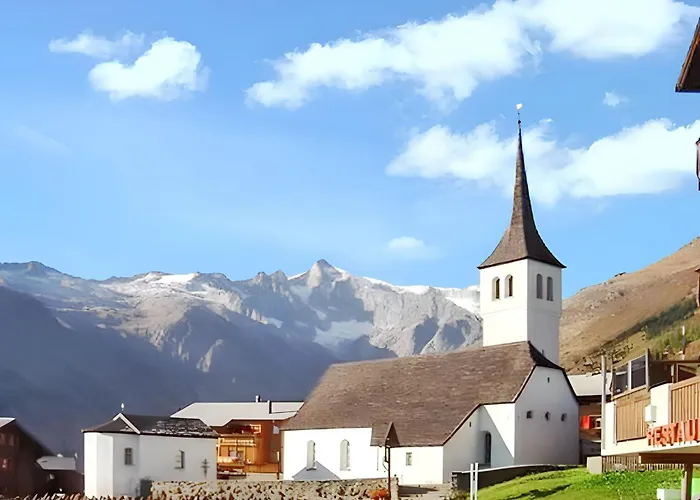 Cozy In 80 M² With Mountain View Daire Bellwald
